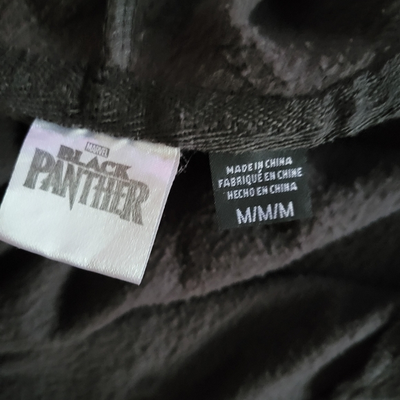 Boys BLACK PANTHER Size M Cosplay Zip-Up Hoodie!! - Picture 7 of 7